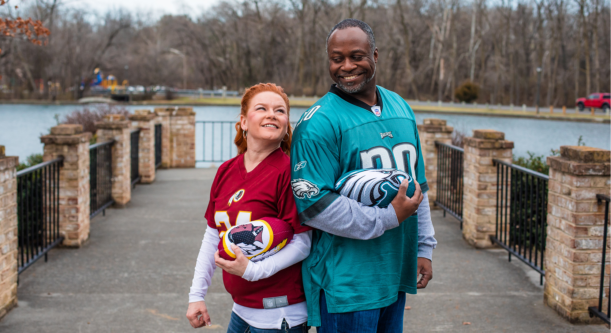 I Married Into This Philadelphia Eagles Football T-Shirt - T